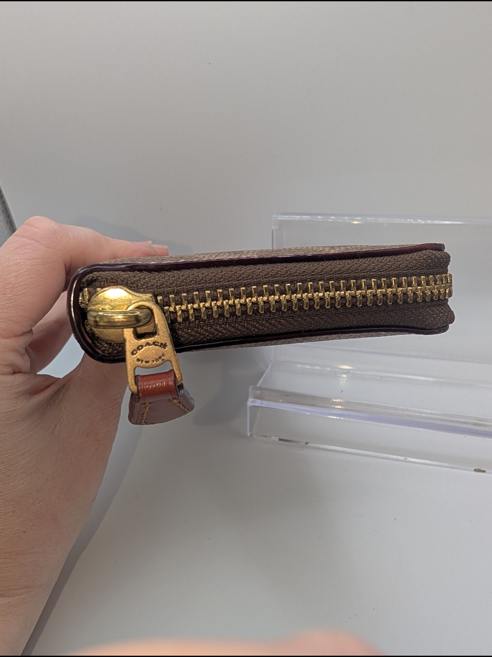 Coach Signature Accordion Wallet - Picture 6 of 7